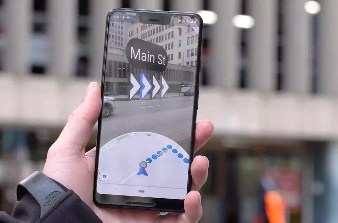 Google Map's Live View is a good example of how AR works - Apple reportedly is using both iOS based rOS and macOS based xrOS for its AR/VR headset