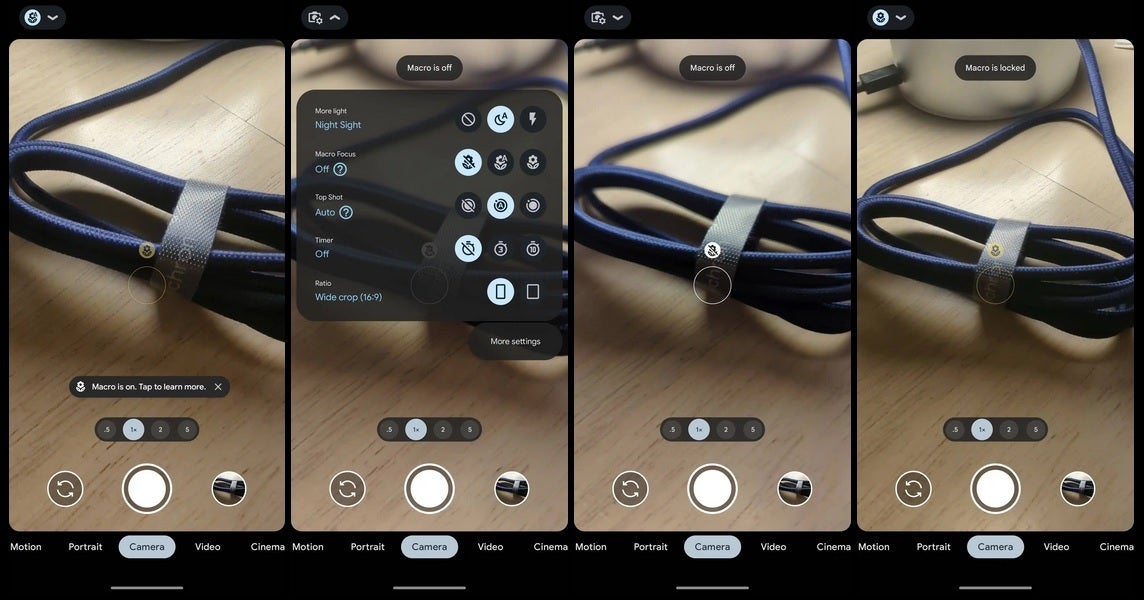 Update to the Google Camera app adds new settings for Macro Focus on the Pixel 7 Pro - Update to Google Camera app gives Pixel 7 Pro users new settings for Macro Focus