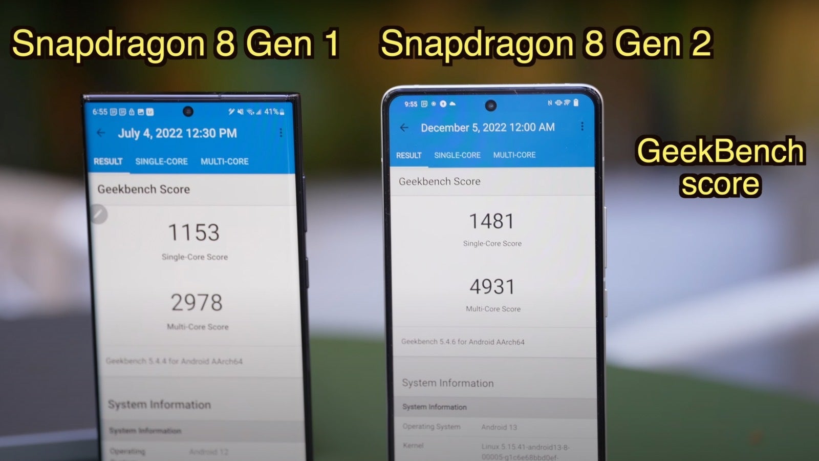 Los puntos de referencia de Snapdragon 8 Gen 2 no dejan salida para el Pixel 7 de Google: imagen cortesía de Ben Sin.  - ¡Poder sobre el cerebro!  Galaxy S23 sobrealimentado para dar la vuelta al Pixel 7;  Tensor 2 dejado en el polvo