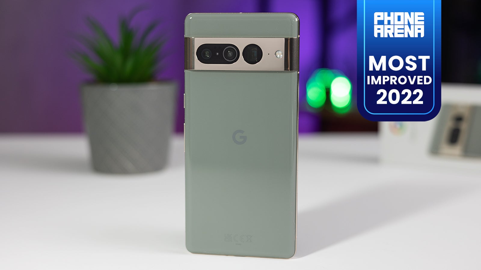 (Image Credit - PhoneArena) The one phone that made the biggest leap in terms of quality was the Google Pixel 7 Pro - PhoneArena Awards 2022: Best Phones of the Year!