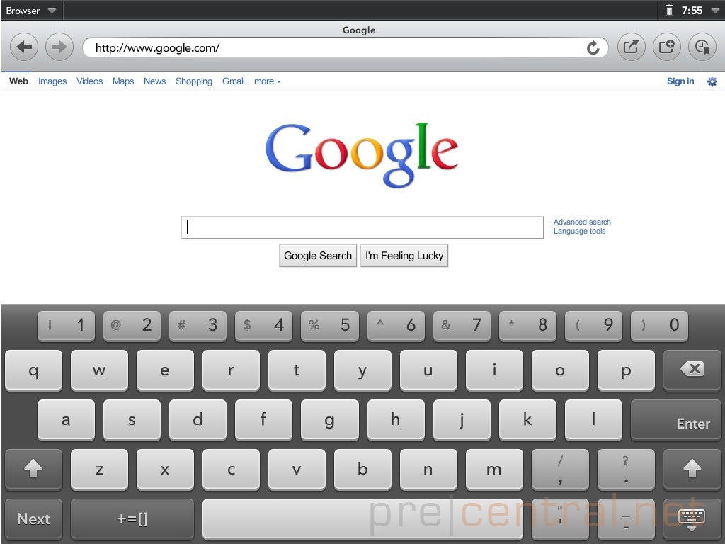 A peek into the HP TouchPad: webOS 3.0 screenshots