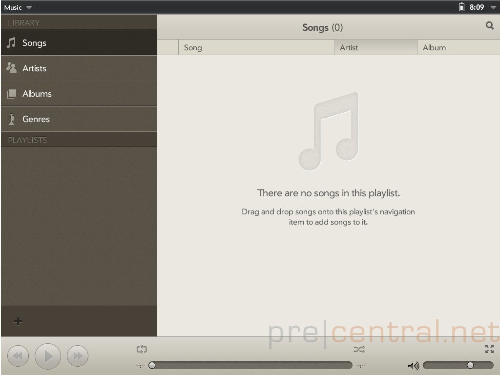 A peek into the HP TouchPad: webOS 3.0 screenshots