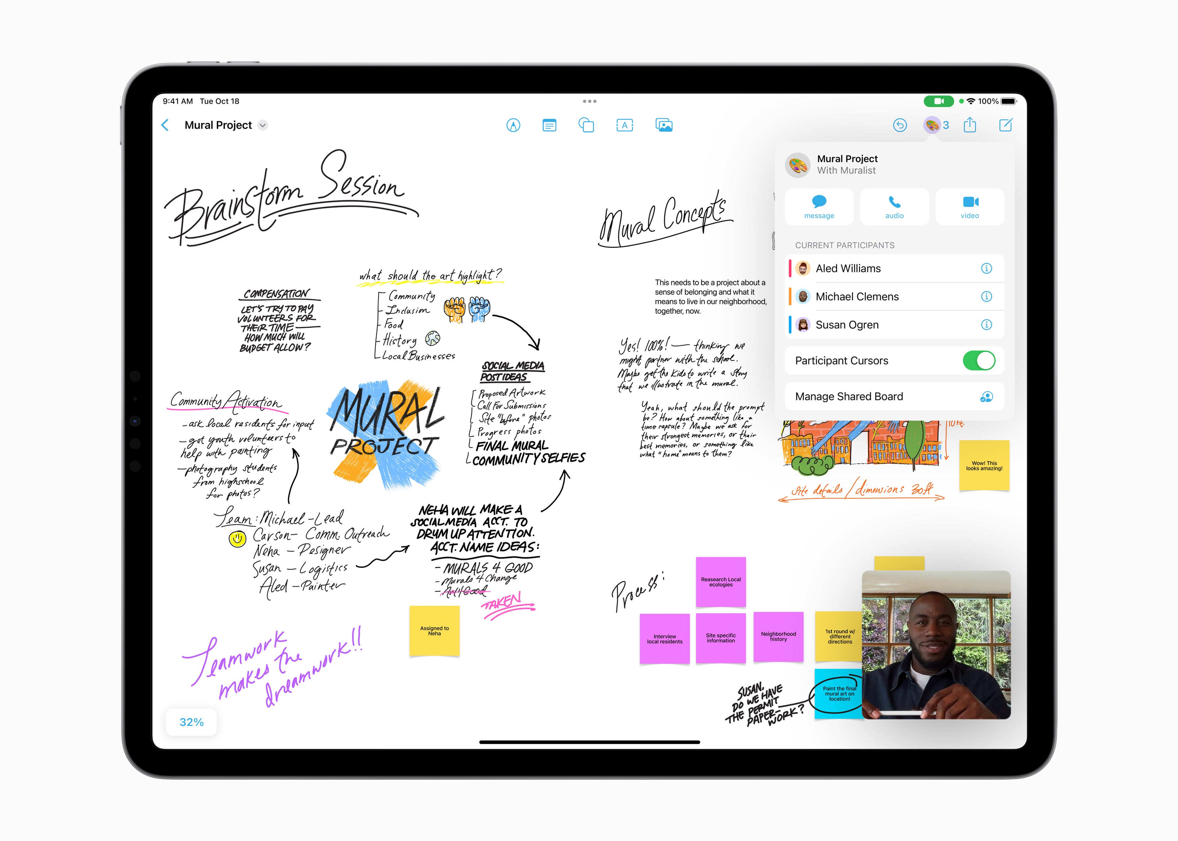 Apple Freeform app FaceTime and Messages integration - Freeform: Apple’s new powerful app for collaboration with infinite space to plan and be creative
