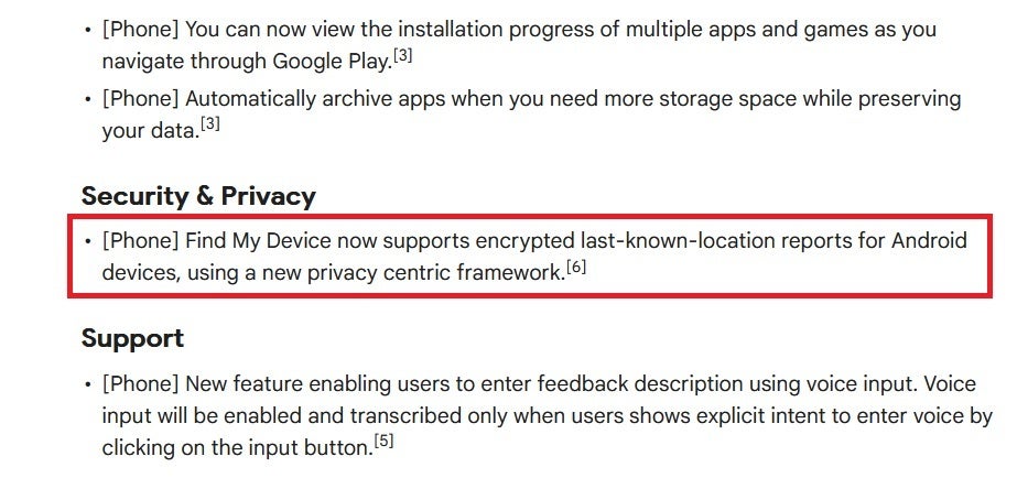 La page d'assistance de Google révèle que la fonctionnalité Find My Device pourrait bientôt être mise à niveau - Google Find My Device pour Android pourrait bientôt correspondre à l'application Find My d'Apple