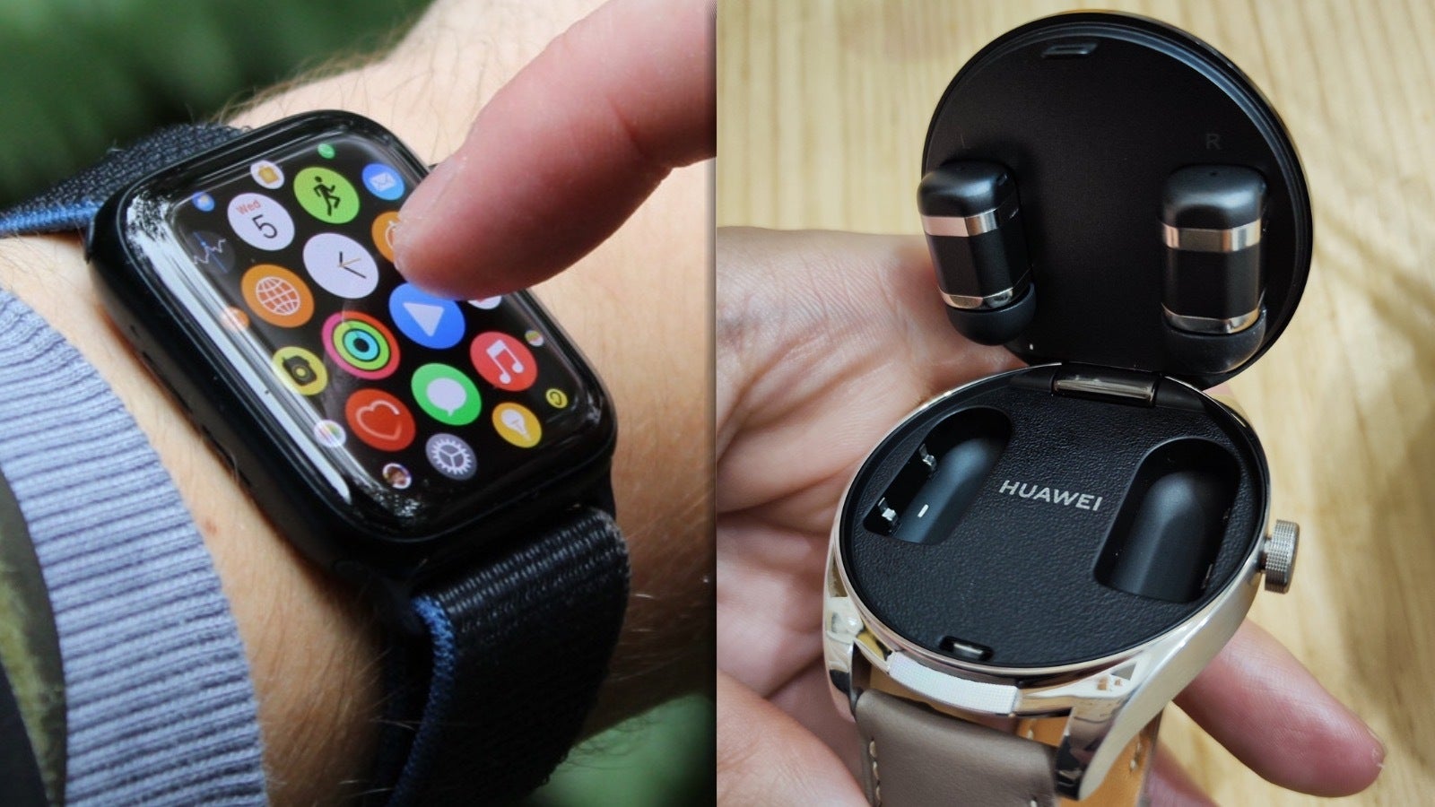 Huawei brings the innovation! - Goodbye, AirPods and Apple Watch! Groundbreaking hybrid Huawei watch-buds give us the future now!