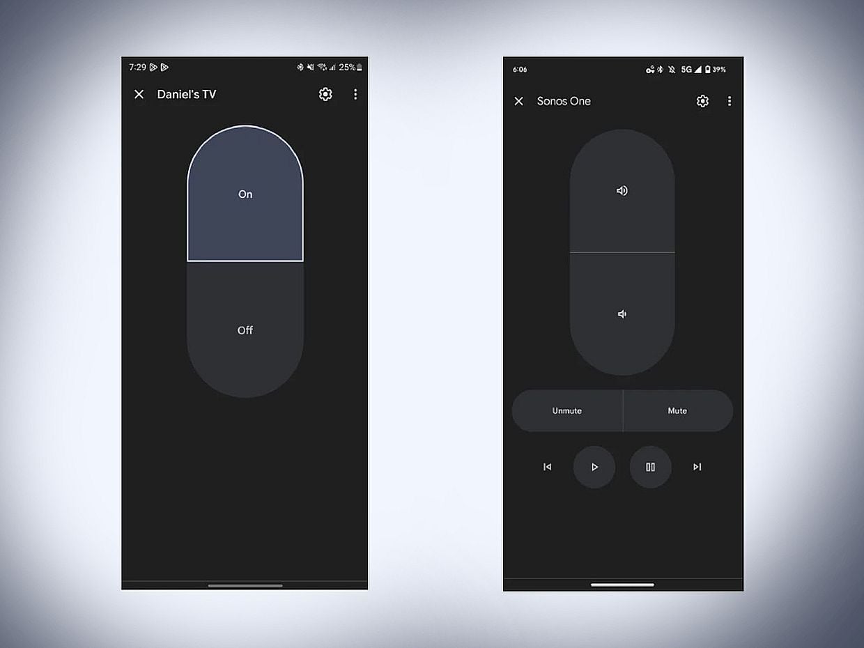 ¡El modo oscuro siempre es una victoria!  Capturas de pantalla de 9to5 Google.  - La aplicación Google Home comienza a implementar la funcionalidad TV Remote en la versión preliminar más reciente