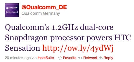It&#039;s official: HTC Sensation features 1.2GHz processor and 4.3-inch qHD SLCD screen, first promo video available