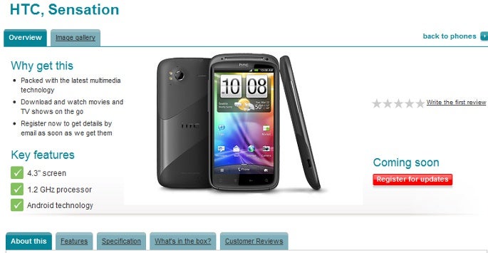 It&#039;s official: HTC Sensation features 1.2GHz processor and 4.3-inch qHD SLCD screen, first promo video available