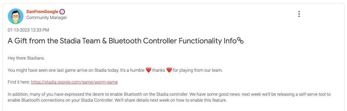 Stadia says goodbye by gifting us one last classic game and extra functionality for its controller