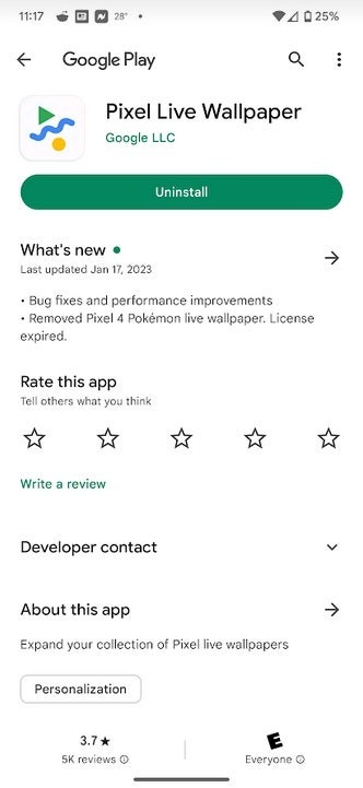Update to Pixel Live Wallpapers app brings back compatibility for older  Pixel models - PhoneArena