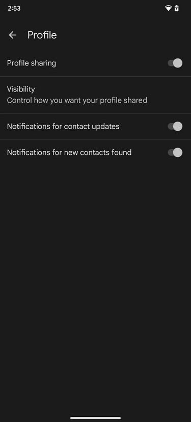 Screenshot of a Profile page discovered in Android Settings - Screenshot reveals a new feature is coming to the Google Messages app