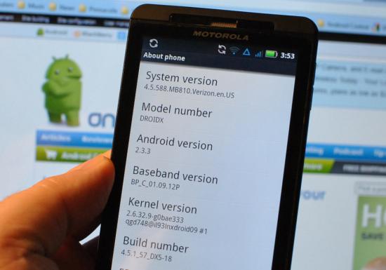 Verizon appears to be silently rolling out the Android 2.3.3 upgrade for the Motorola DROID X  - Motorola DROID X gets Android 2.3 OTA upgrade; is Netflix coming to the device?