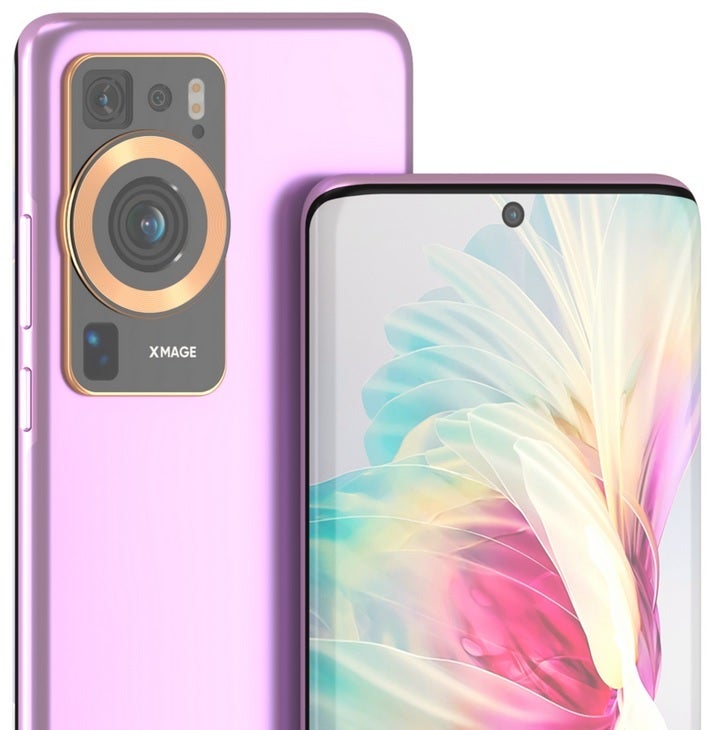 Render of the unannounced Huawei P60 Pro - Renders of the Huawei P60 Pro show curved screen, new rear camera module