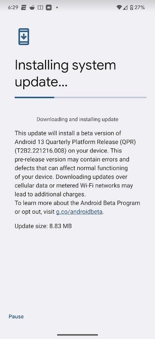 Installing the Android 13 QPR2 beta will also help you get the January update - Pixel owners on T-Mobile can try these workarounds to get their still missing updates