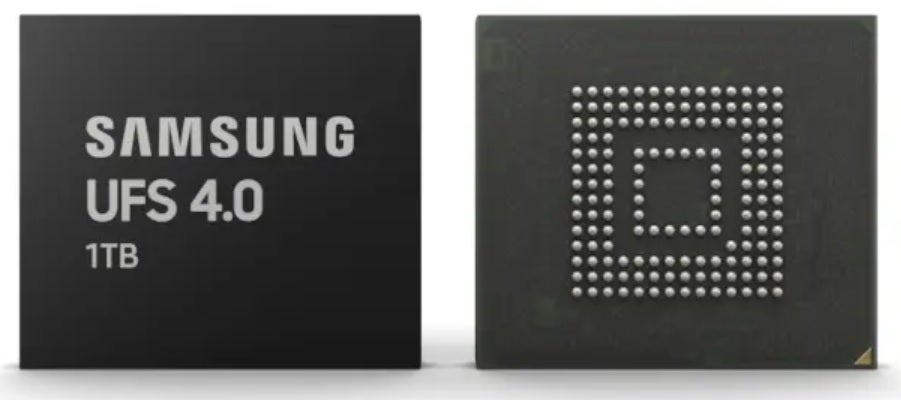 Chip Universal Flash Storage 4.0 da Samsung com 1 TB de armazenamento - Há uma boa razão para o Galaxy S23 de 128 GB usar armazenamento UFS 3.1 mais lento
