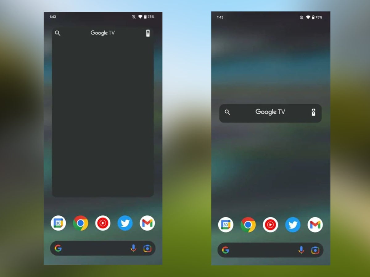 Beberapa tangkapan layar dari widget yang akan datang diambil oleh 9to5Google.  - Google TV mendapatkan widget Android sendiri.  Semacam.