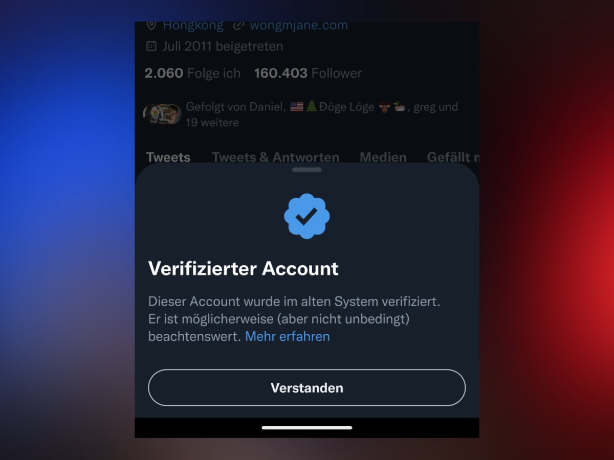 Un exemple de capture d'écran partagé par le leaker.  - Twitter pourrait bientôt commencer à vous demander votre identifiant afin de vérifier si vous êtes une personne réelle