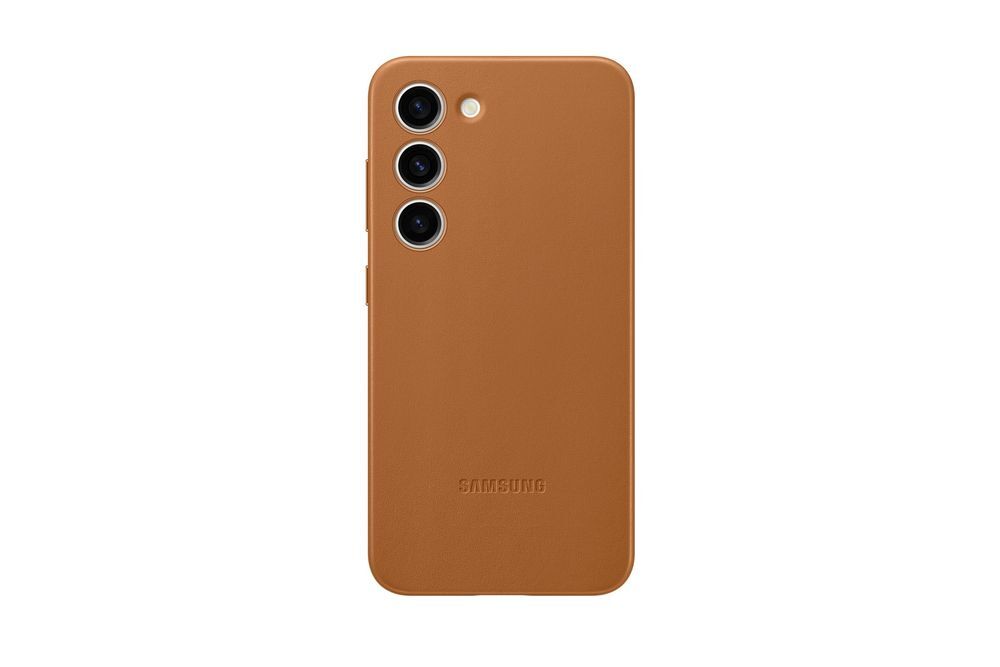 Samsung Galaxy S23 Official Leather Case - Camel - The Best Galaxy S23 Cases you can get right now