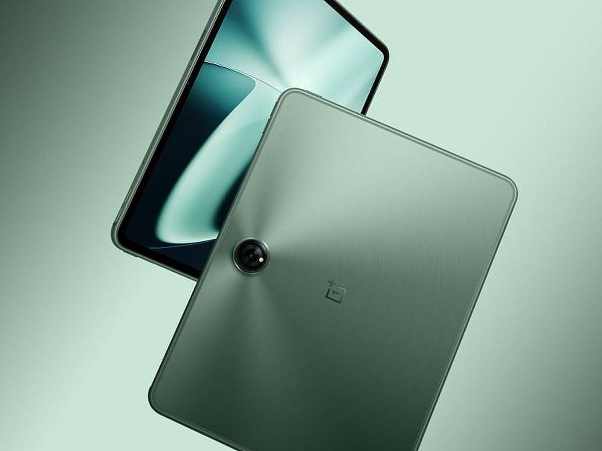 One of the OnePlus Pad leaked renders, revealing the back of the tablet. - OnePlus Pad renders and specs have leaked just before the big reveal