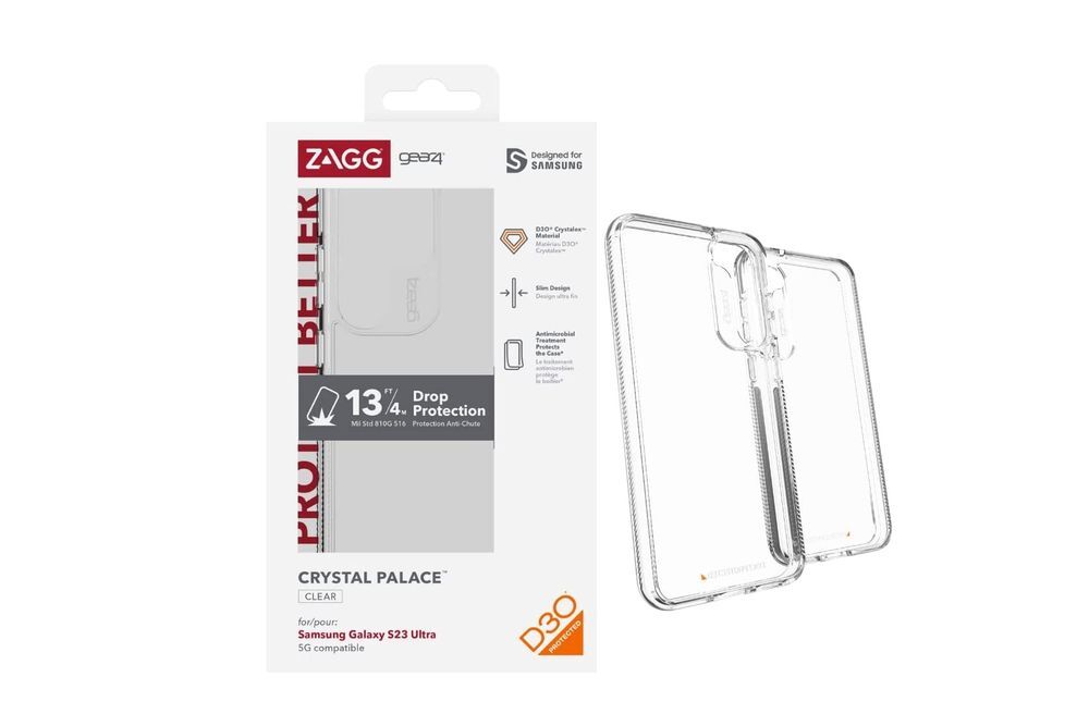 ZAGG Gear4 Crystal Palace Galaxy S23 Ultra Case - The Best Galaxy S23 Cases you can get right now