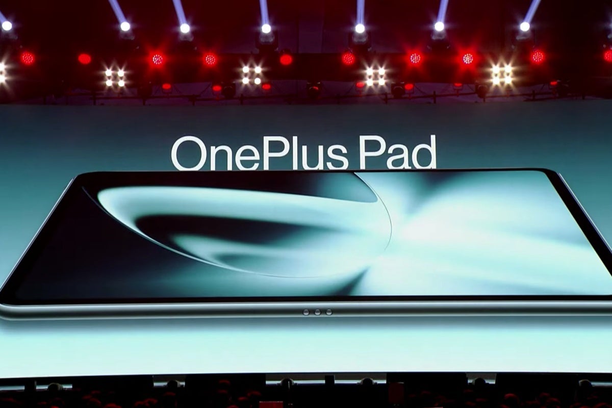 The OnePlus Pad is the brand's first 'flagship' tablet, and it's pretty much unmistakable