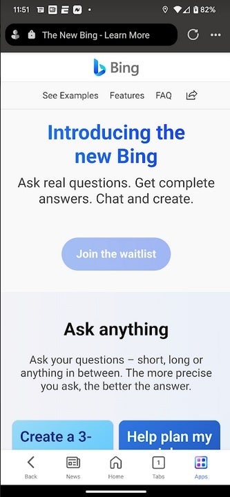 A new AI-powered version of Bing is coming to mobile devices - Microsoft's big AI announcement means Bing could replace Google as the top search app