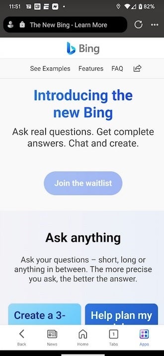 A new AI-powered version of Bing is coming to mobile devices - Microsoft&#039;s big AI announcement means that Bing could replace Google as top search app