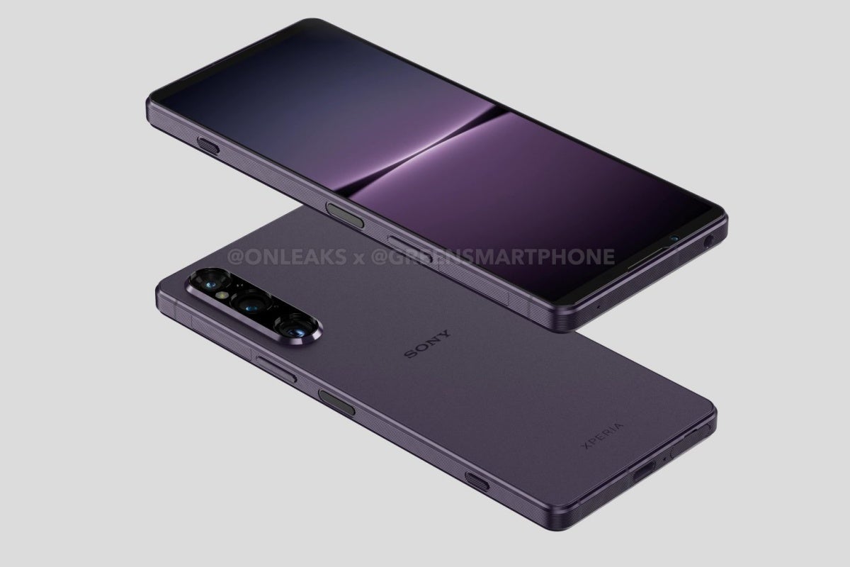 Behold the decidedly familiar but neatly refined Sony Xperia 1 V in high-res renders