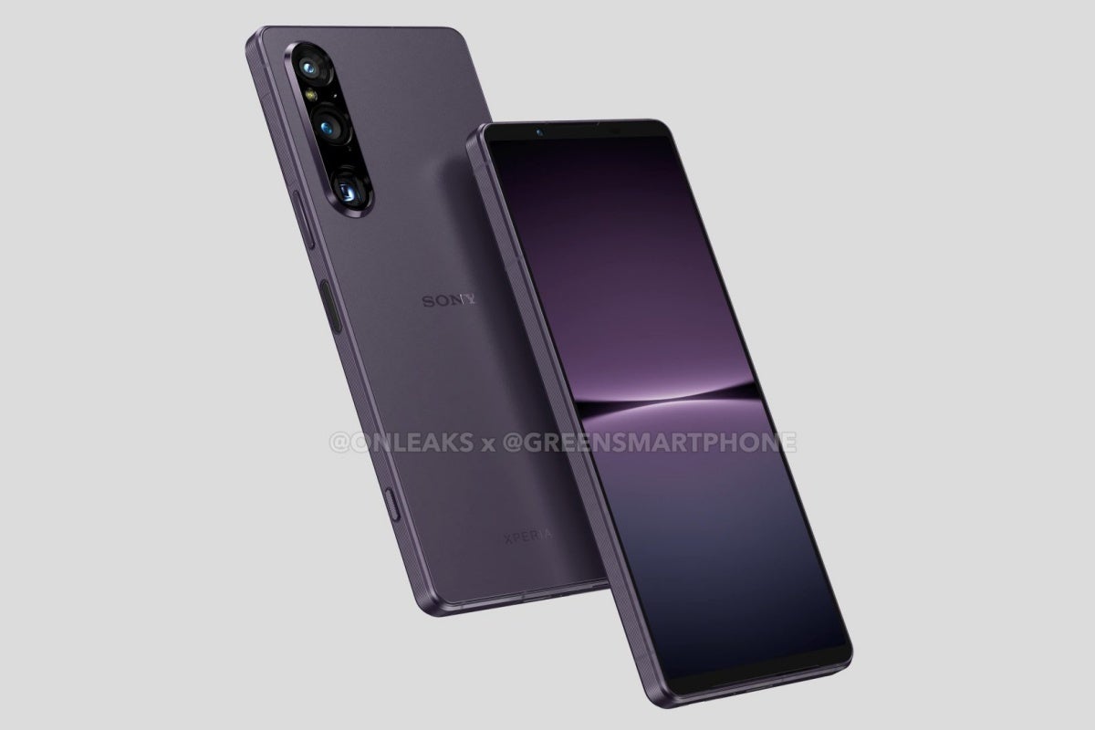 Behold the decidedly familiar but neatly refined Sony Xperia 1 V in high-res renders