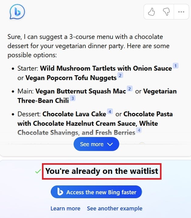 If you're on the new Bing waitlist, you will see this notice at Bing.com - Microsoft says that if you ask new Bing too many questions, it will hallucinate