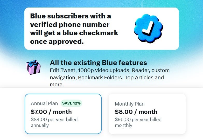 If you want to keep SMS 2FA on Twitter after March 20th, you'll need to subscribe to Twitter Blue - Musk finds another way to get Twitter users to pay $8 per month for a premium subscription