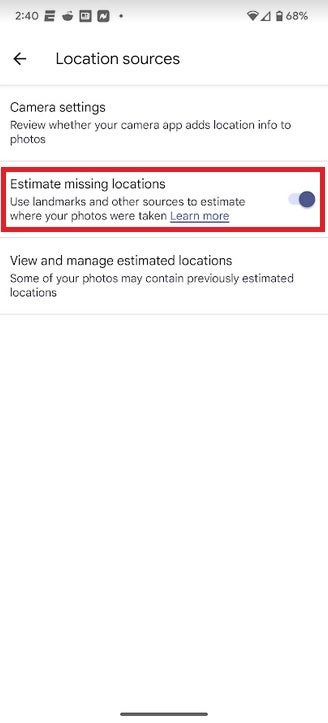 If you want to, disable Estimate missing locations on your iOS or Android phone - Google warns iOS, Android users about an upcoming change to location data