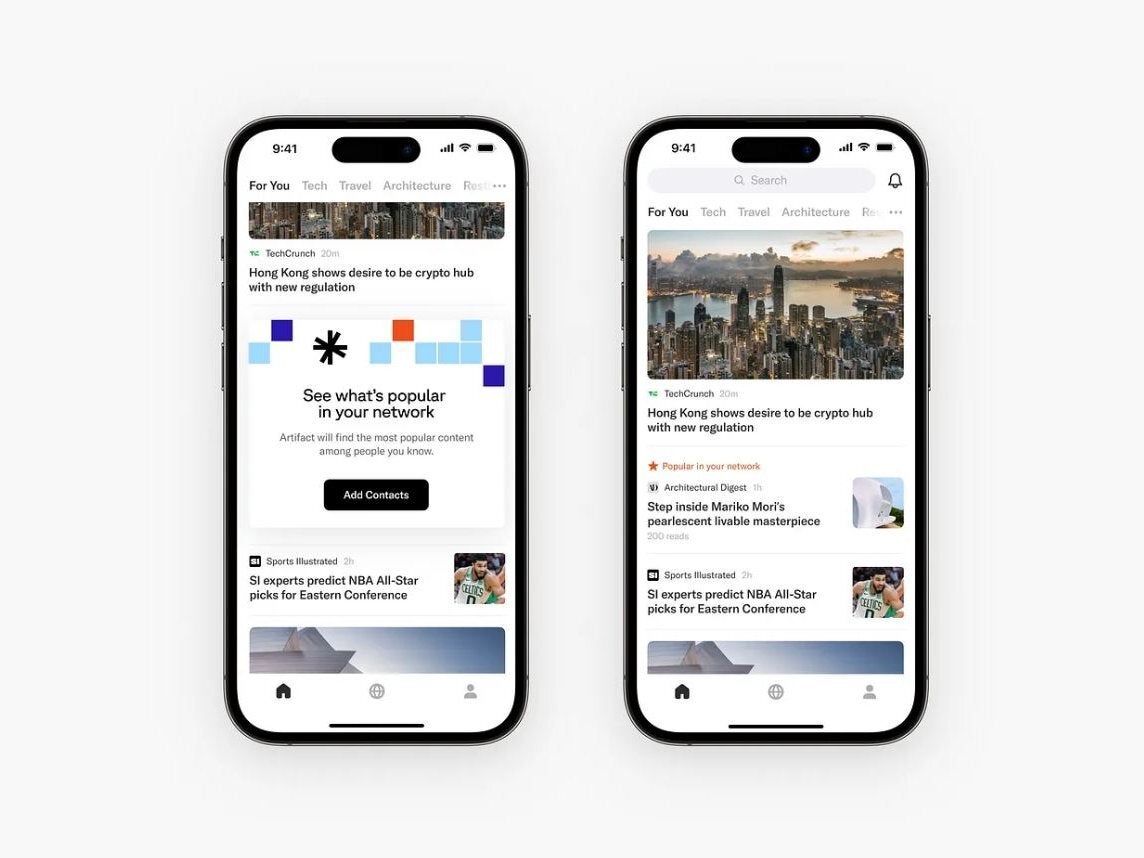 Don&#039;t worry, it has a dark mode too. - Artifact: the AI-powered news app, created by Instagram co-founders, is now live