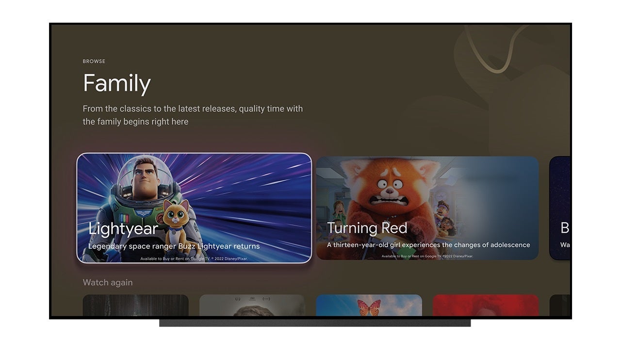 Google TV ajoute de nouvelles pages de destination pour simplifier la navigation