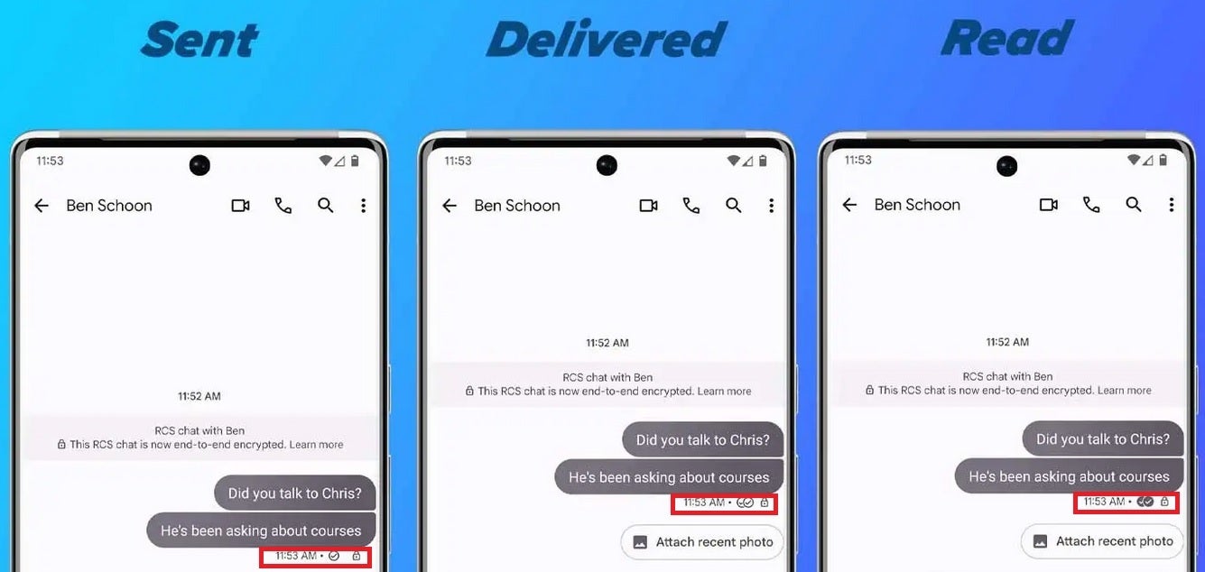Google is making a change to its Delivered and Read indicators on RCS for Android - Google starts rolling out major change to delivered and read messages sent over RCS