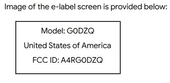 FCC e-label for one of the Pixel 7a listings - Pixel 7a visits the FCC; Google to take its mid-ranger to another level this year