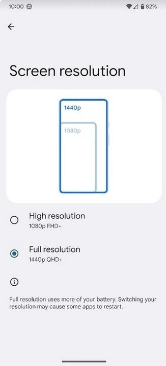 The feature allowing a Pixel user to lower the resolution of his phone's display could be part of Monday's Feature Drop - Some Pixel owners can't wait until Monday