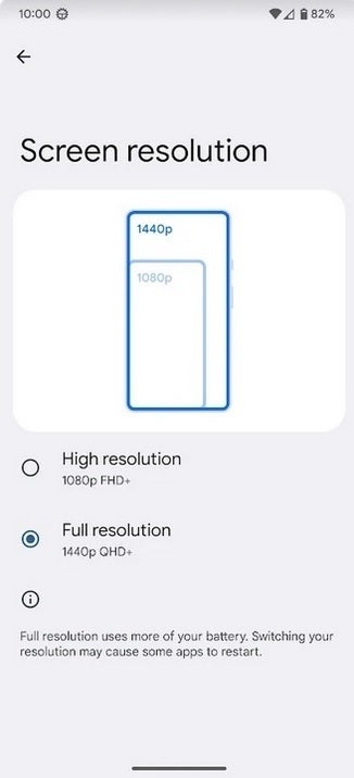 The feature allowing a Pixel user to lower the resolution of his phone&#039;s display could be part of Monday&#039;s Feature Drop - Some Pixel owners can&#039;t wait until Monday