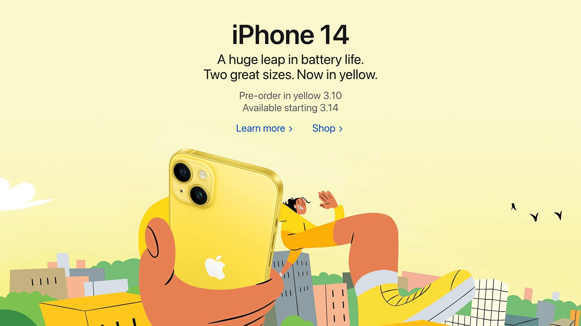 La machine marketing d'Apple est en marche.  - Le nouvel iPhone 14 jaune est un jeu d'esprit : des millions de personnes tomberont sous le coup de l'offre Apple la plus chaude mais la pire de l'histoire ?