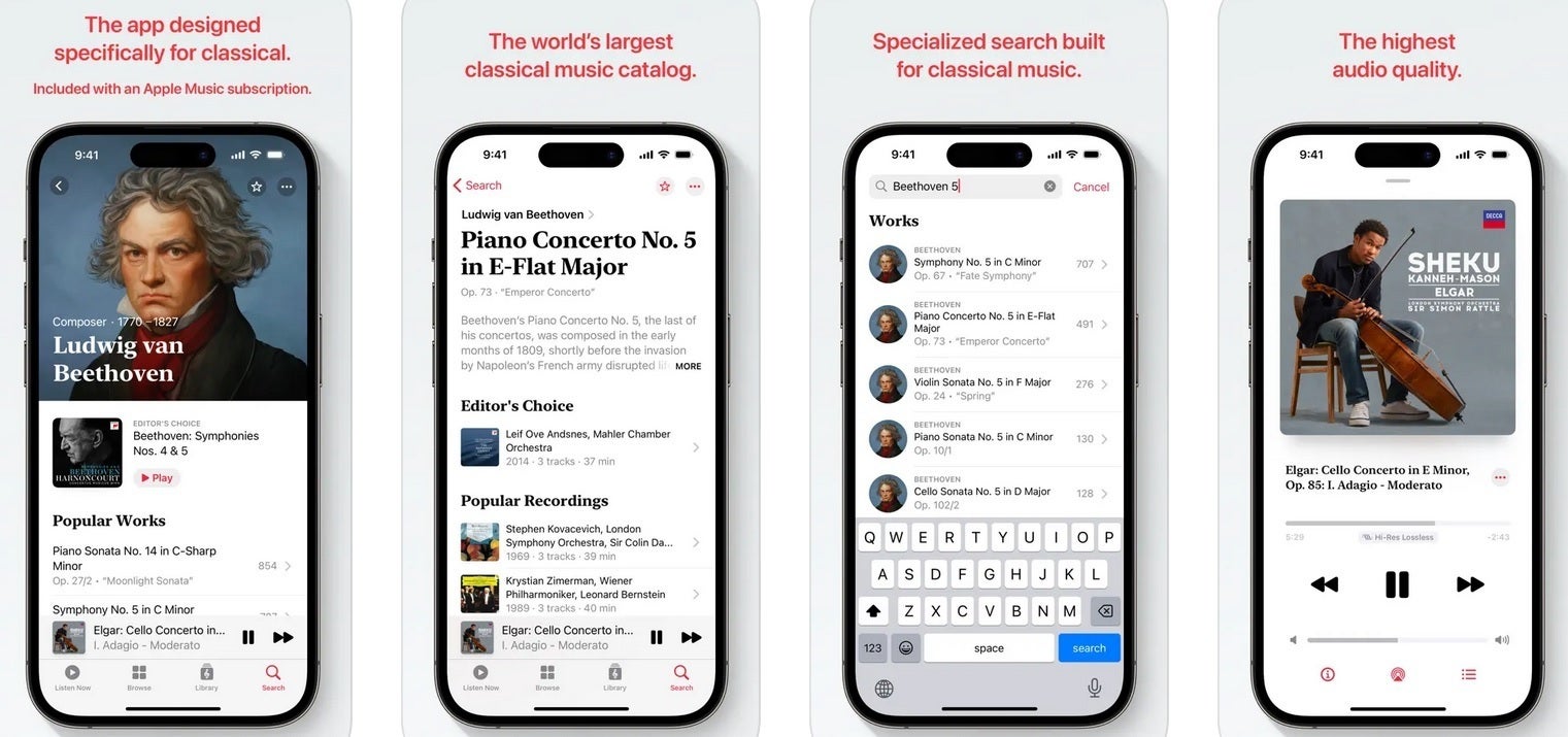 Apple unveils its new standalone Classical Music app - Apple announces new standalone app for those with a &quot;highbrow&quot; taste in music
