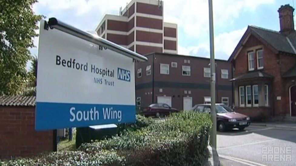 Bedford Hospital in England where Adam Croft received treatment - Apple Watch correctly alerts bestselling author that his heart has an irregular rhythm