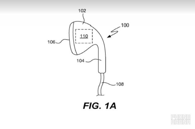 Illustration from 2016 filing as Apple sought to patent biometric sensors for its earbuds - The AirPods could become Apple&#039;s next &quot;health tool&quot;