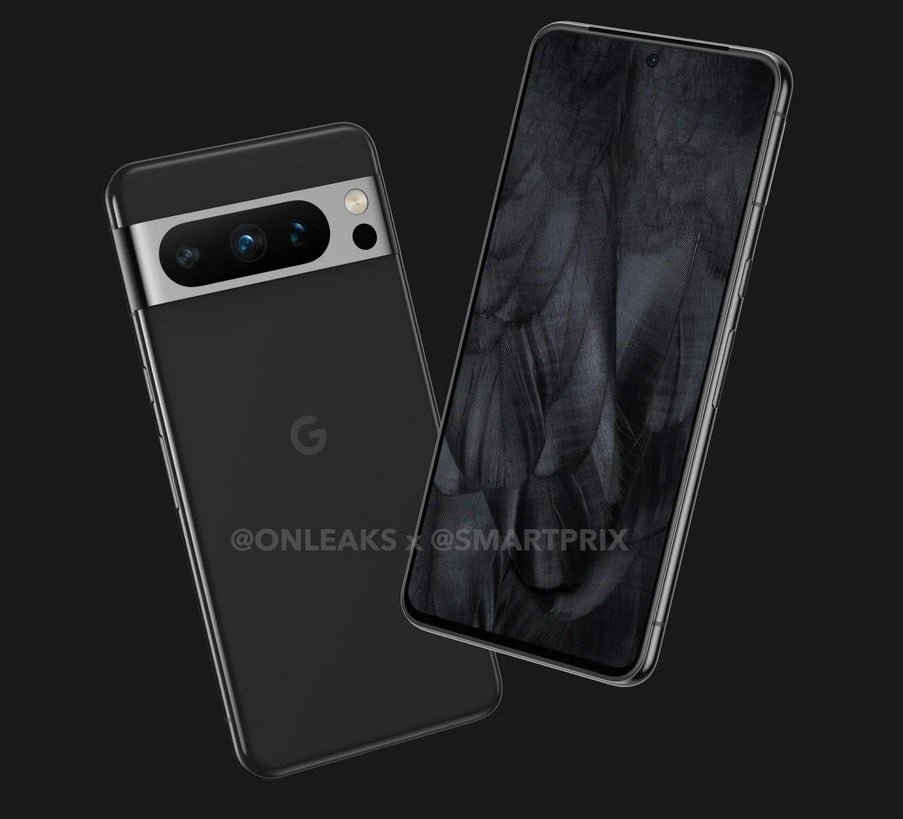 Render of the Pixel 8 Pro - Pixel 8 Pro render could hint at a super premium third Pixel 8 model