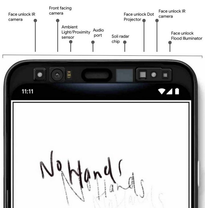 The Pixel 4 featured a secure 3D facial recognition system rivaling Apple's Face ID - Pixel 8 Pro render could hint at a super premium third Pixel 8 model