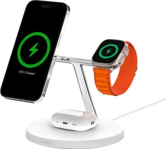 Belkin 3 in 1 wireless charger for Apple products - The best wireless chargers for iPhone and Android phones in 2023