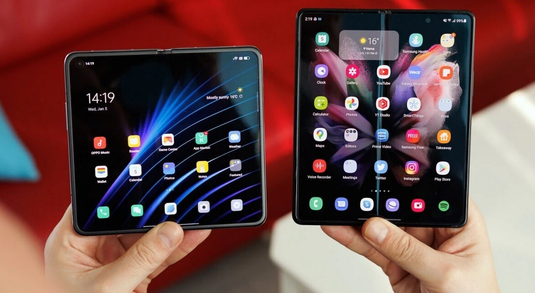 El Oppo Find N orientado al paisaje frente al Galaxy Z Fold 3 orientado al retrato: el último rumor dice que el Pixel Fold cuesta cientos de dólares menos que el Galaxy Fold 4 y el Fold 5