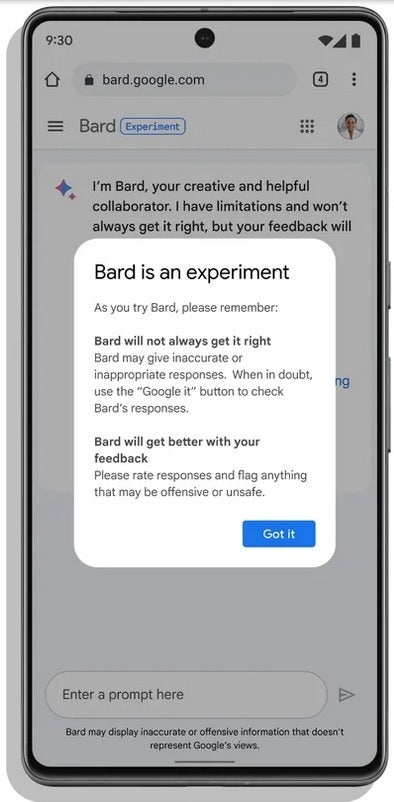 Google points out that Bard is an experiment - Here&#039;s how you can join the waitlist for early access to Google&#039;s AI chatbot Bard