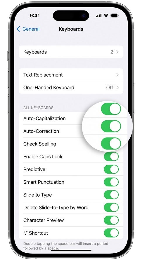 You can disable Auto-Correction using the toggle on the keyboard settings - It&#039;s &quot;Damn Autocorrect&quot; all over again as iPhone users complain following update