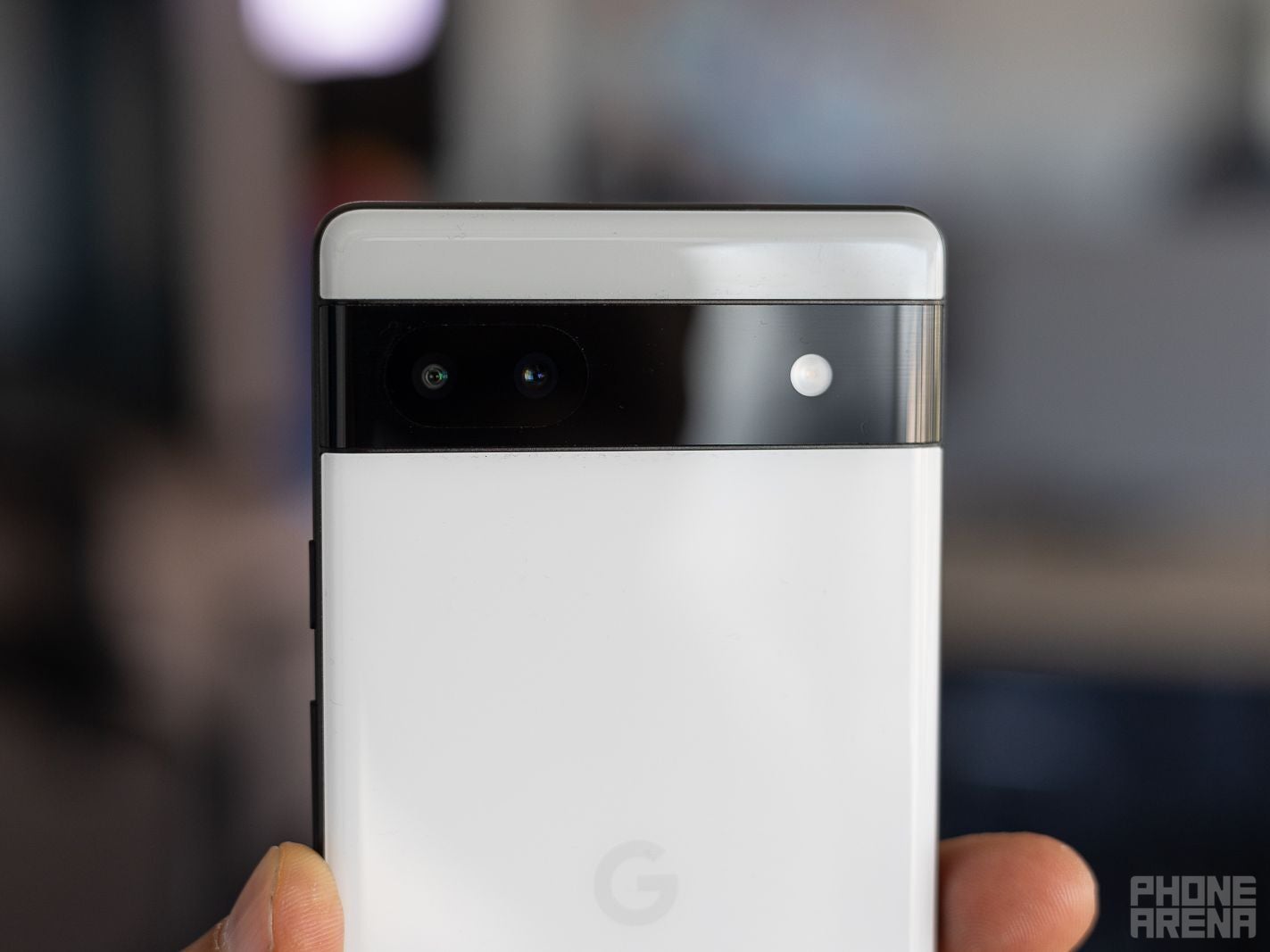 The signature visor of the latest Pixel series is as striking as ever on the Pixel 6a. - Amazon UK has the Pixel 6a on an astoundingly low price
