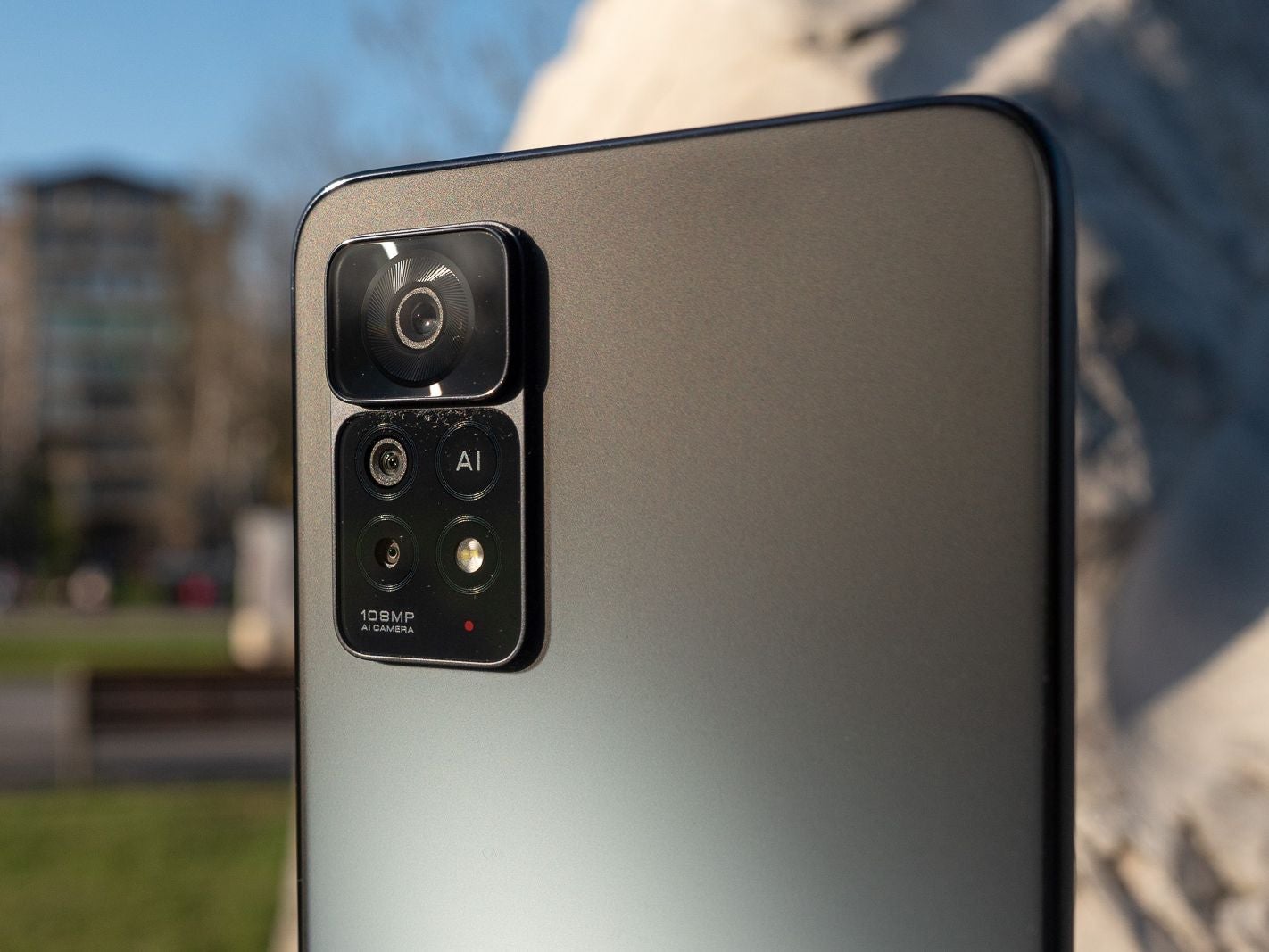 The Note 11 Pro is a looker too! | Image credit - PhoneArena - Amazon UK gives you until midnight to get this killer deal for the Redmi Note 11 Pro